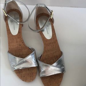 NWT: Metallic DVF Sandals